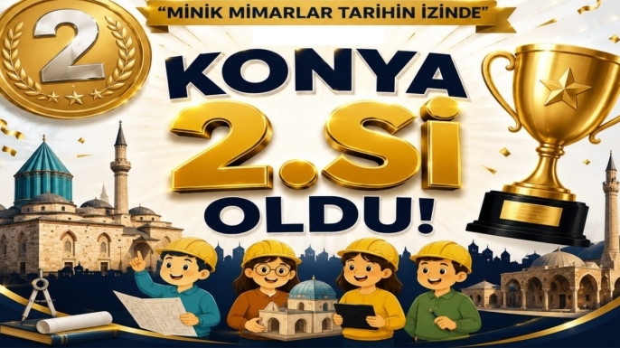 Sarayönü’nün “Minik Mimarları” Konya ikincisi oldu