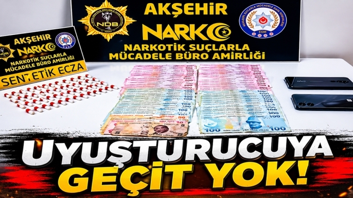 Uyuşturucuya geçit yok! Akşehir'de bir kişi tutuklandı