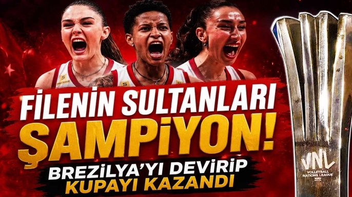 Filenin Sultanları şampiyon! Brezilya'yı devirip kupayı kazandı