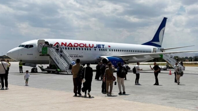 Konya havalimanında yaz hareketliliği: Dış hatlar rekor kırdı
