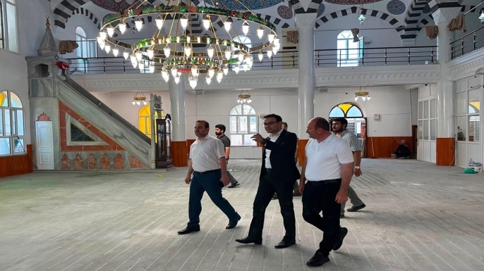 Sarayönü Çarşı Camii'nde tadilatta sona gelindi