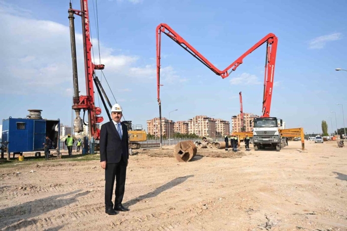 Başkan Altay: Otogar kavşağı için köprülü kavşak inşaatı hızla devam ediyor 1