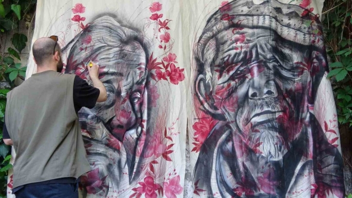 Ferhat Gümüş, nostaljik perdeleri sanat eserine dönüştürüyor 3
