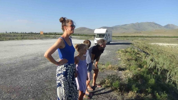 Hollandalı aile Meke Gölü ve Acıgöl\