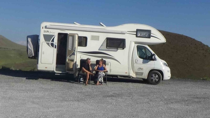 Hollandalı aile Meke Gölü ve Acıgöl\