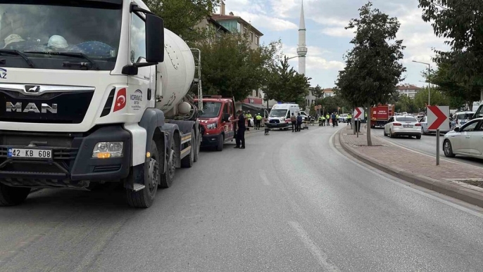 Beton mikseri dehşeti: Elektrikli bisikletli feci şekilde can verdi 2