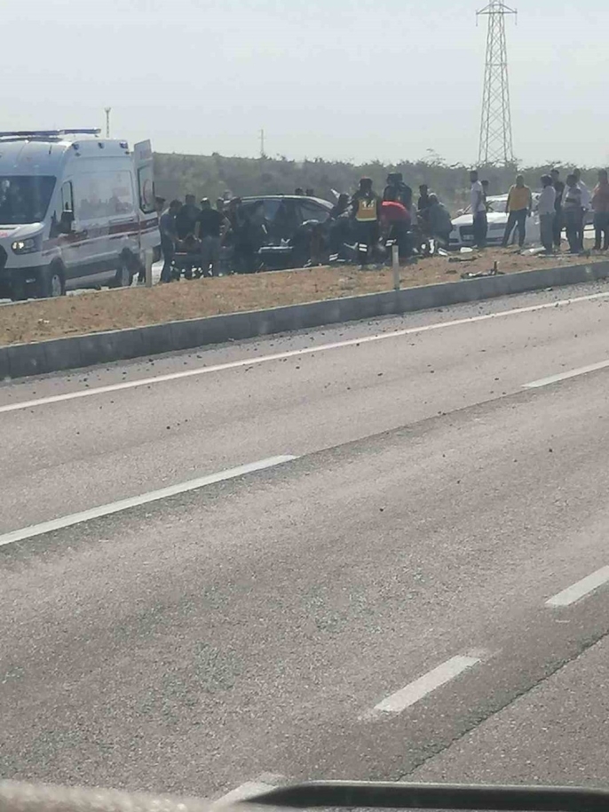 Karapınar yolunda dehşet anları: Dört kişi yaralandı 2