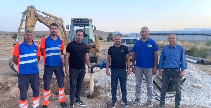 Başhüyük’te yaz boyu süren su sıkıntısı çözüldü
