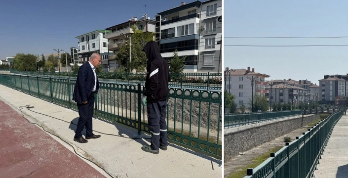 DSİ Kulu'daki kanalda yenileme işlemi yapıyor