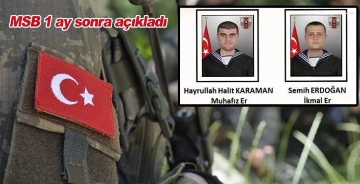 İskenderun'da şehit olan 2 askerin ölüm nedenleri belli oldu