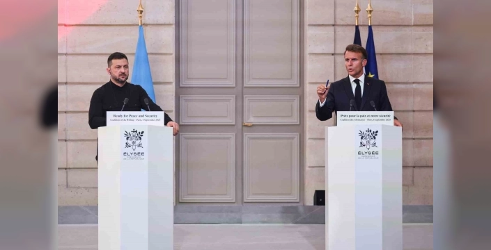 Macron açıkladı: Ukrayna’nın güvenliği için 26 ülke asker göndermeyi taahhüt etti