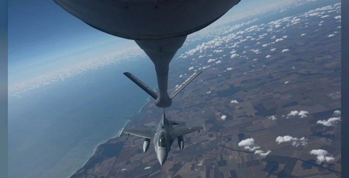 NATO tatbikatına Konya'dan 2 jet ve HİK uçağımız katıldı