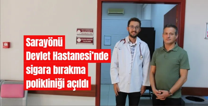 Sarayönü Devlet Hastanesi’nde sigara bırakma polikliniği açıldı