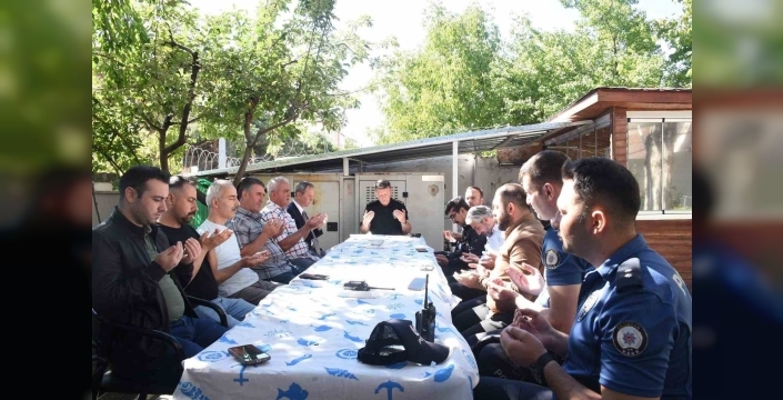 Şehit polis Enes Bediz, isminin verildiği karakolda anıldı