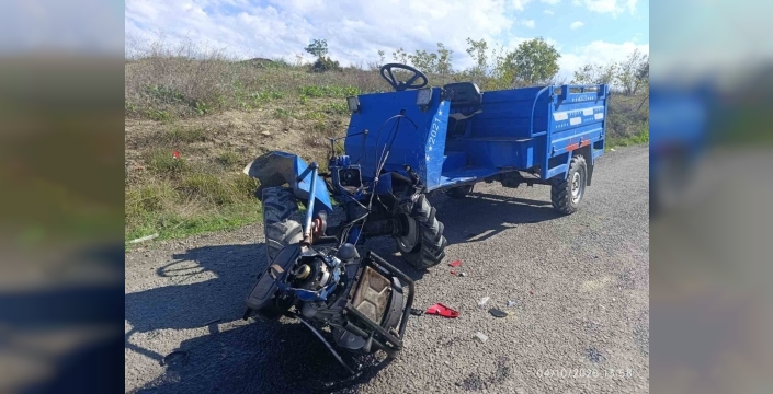 Alaplı'da pat pat ile motosiklet çarpıştı: 2 yaralı