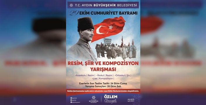 Aydın Büyükşehir'den 29 Ekim temalı yarışma duyurusu
