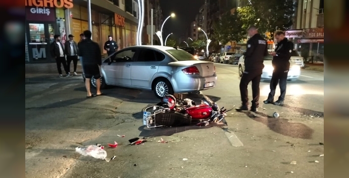 Bafra'da trafik kazası: 1 yaralı