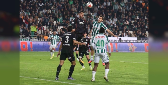 Beşiktaş, Konyaspor'u Ndidi'nin golüyle geçiyor