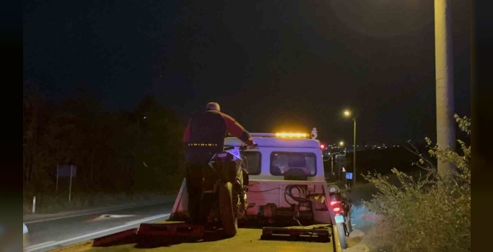Brezilya'ya gidiyorum diyen motosikletli, polise yakalanınca pişman oldu
