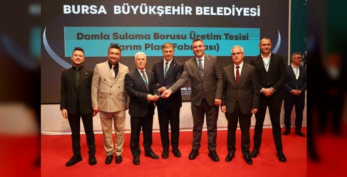 Bursa büyükşehir belediyesi ödüllendirildi: Çevre dostu tesisle başarı yakalandı