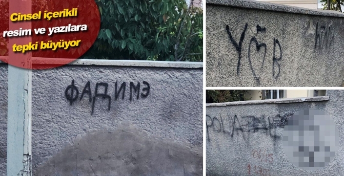 Gençlerin duvara yazı yazma aşkı mahalleliyi çileden çıkardı
