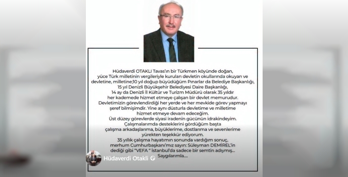 Görevden alınan müdürden imalı veda: Vefa İstanbul'da bir semtmiş