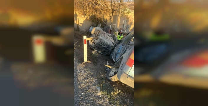 Karapınar'da trafik kazası: 1 kişi hayatını kaybetti, 1 yaralı