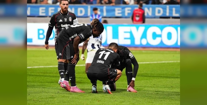 Kasımpaşa-Beşiktaş derbisinde ilk yarı: Ünder ve Winck fileleri sarsıyor