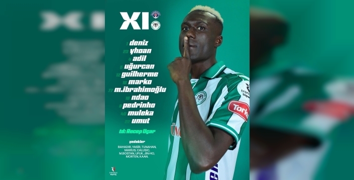 Konyaspor'un Kasımpaşa karşısındaki ilk 11'i belirlendi