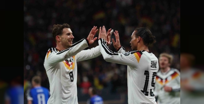 Almanya'dan gol şöleni: 6-0! 2026 Dünya Kupası vizesi cepte!