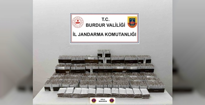 Burdur'da Jandarma'dan kaçakçılara büyük darbe: 6 gözaltı