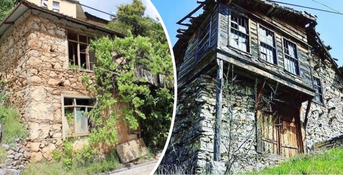 Dağ köylerindeki taş evler turizme kazandırılmayı bekliyor