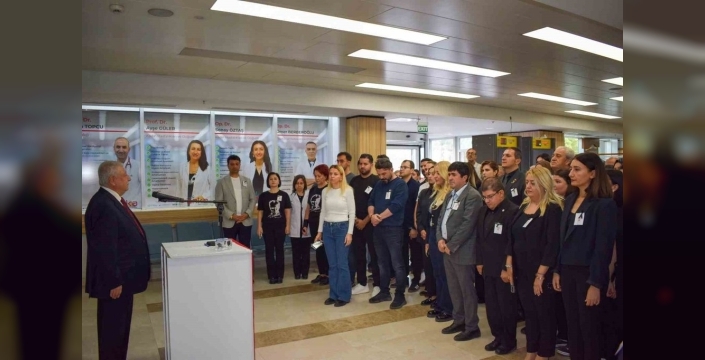 Gaziantep ANKA Hastanesi'nde Atatürk'e duygu dolu anma töreni