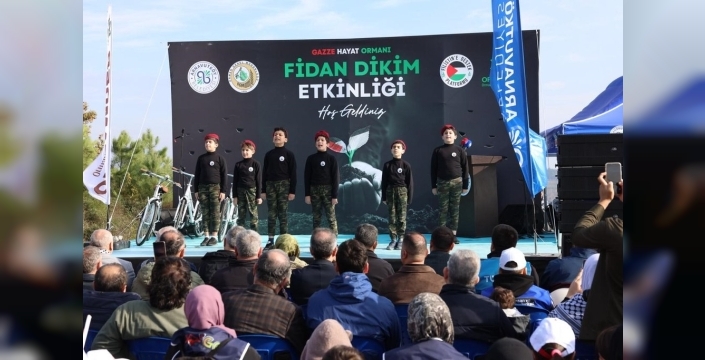 Gazze'deki çocukların anısına Arnavutköy'de umut yeşeriyor: 10 bin fidanla hayat ormanı