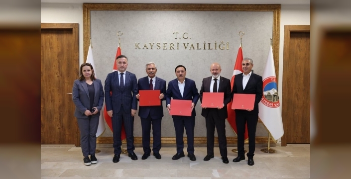 Kayseri'ye yeni lise geliyor: 24 derslikli eğitim yuvasının protokolü atıldı!