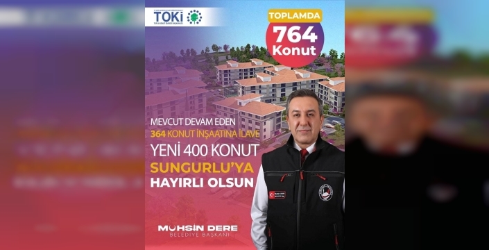 Sungurlu'da TOKİ sevinci katlandı: 300 yerine 400 konut! Başkan Dere'den dev müjde geldi!
