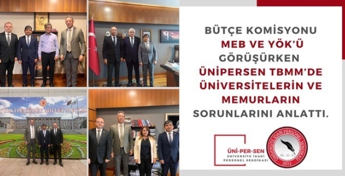 Ünipersen'den MEB ve YÖK'e bütçe müzakerelerinde kritik talepler: Memur maaşları ve tayin hakkı masada!