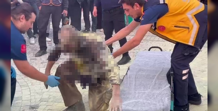 Zonguldak'ta şok edici olay: Kaymakamlık önünde kendini yakan adam
