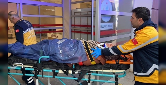 Adıyaman'da şarampole devrilen otomobilde 3 kişi yaralandı