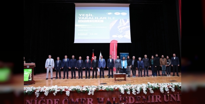 Niğde'de 'Yeşil Yakalılarla Söyleşiler' programı düzenlendi