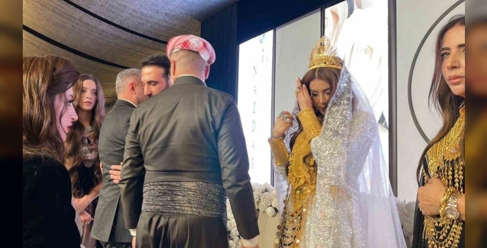 Şanlıurfa'da aşiret düğününde geline takılan altınlar dudak uçuklattı!
