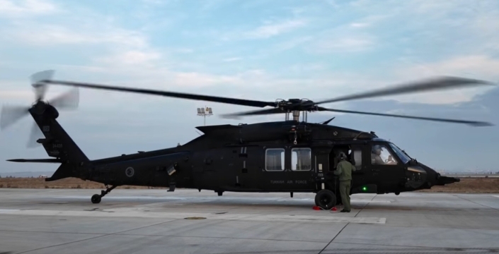Türkiye'de üretilen yedinci T-70 helikopteri Konya'da görevlendirildi
