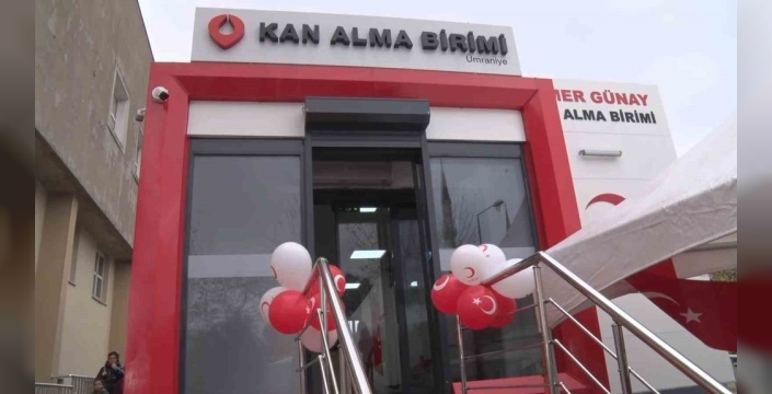 Ümraniye'de Kızılay'a yeni kan alma birimi açıldı: Sümer Günay destekleriyle hizmette
