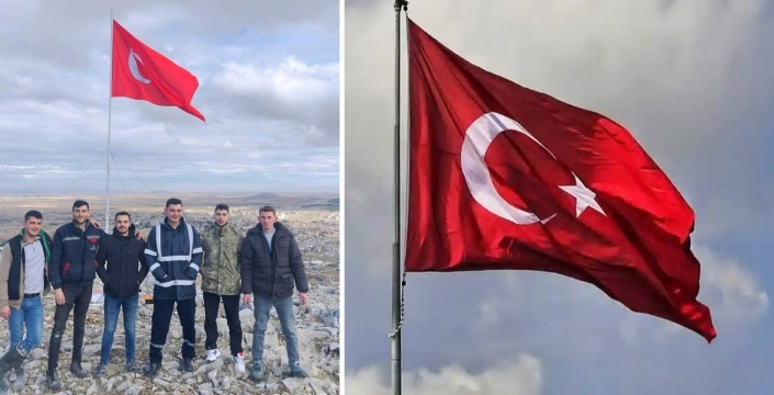 Ay-Yıldızlı Bayrağımız Ladik semalarında dalgalandı