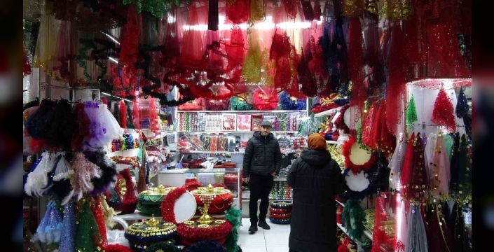 Gaziantep'te çeyiz hazırlığı yapan gençlerin vazgeçilmezi Kapalı Çarşı