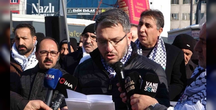Van'dan Gazze'ye yürek yakan çağrı: 'Unutmak taraf olmaktır