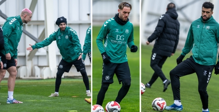 Konyaspor, Alanyaspor maçının taktiğini çalıştı