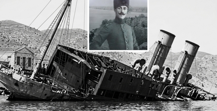 Dünya tarihinde ilk uçak gemisini bir Türk batırdı