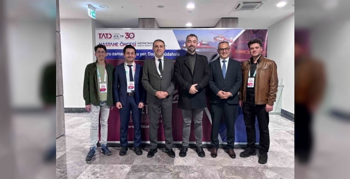 Eskişehirli acil sağlık ekibi, Türkiye kongresinde öne çıktı