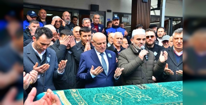 Kemal Akbulut için Terme'de anlamlı cenaze töreni